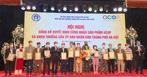 Thành phố Hà Nội công bố các sản phẩm OCOP